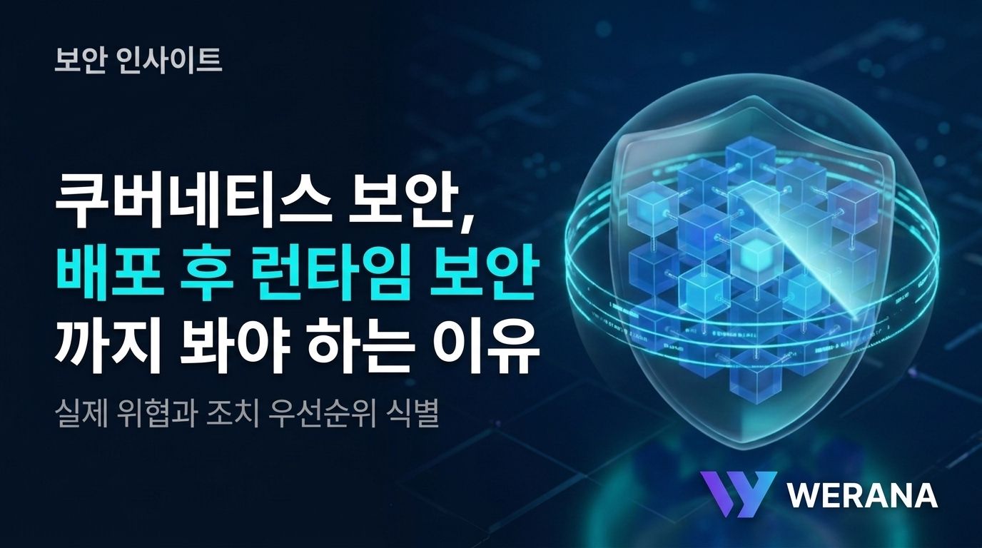 쿠버네티스 보안, 배포 후 런타임 보안까지 봐야 하는 이유